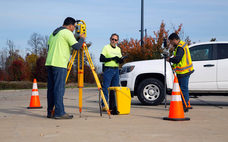 Land surveying services